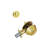 Knobs With Deadbolt Reversible Entry Set-66286624