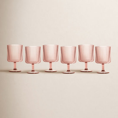 Laya Fluted Acrylic Goblet