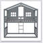Twin Over Twin House Bunk Bed With Ladder, Wood Bed-1145207096