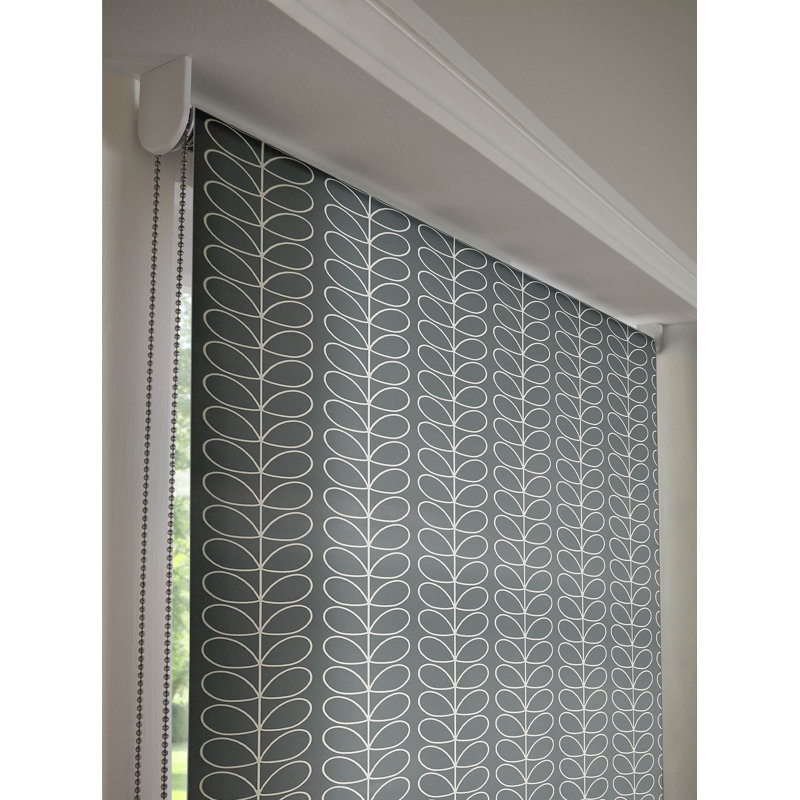 Linear Stem Roller Blind, 162 cm L x 90 cm W, Silver