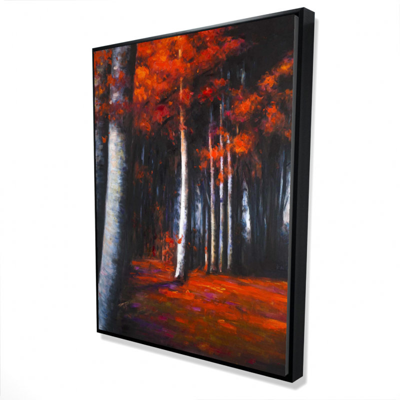 Mysterious Forest Print On Canvas