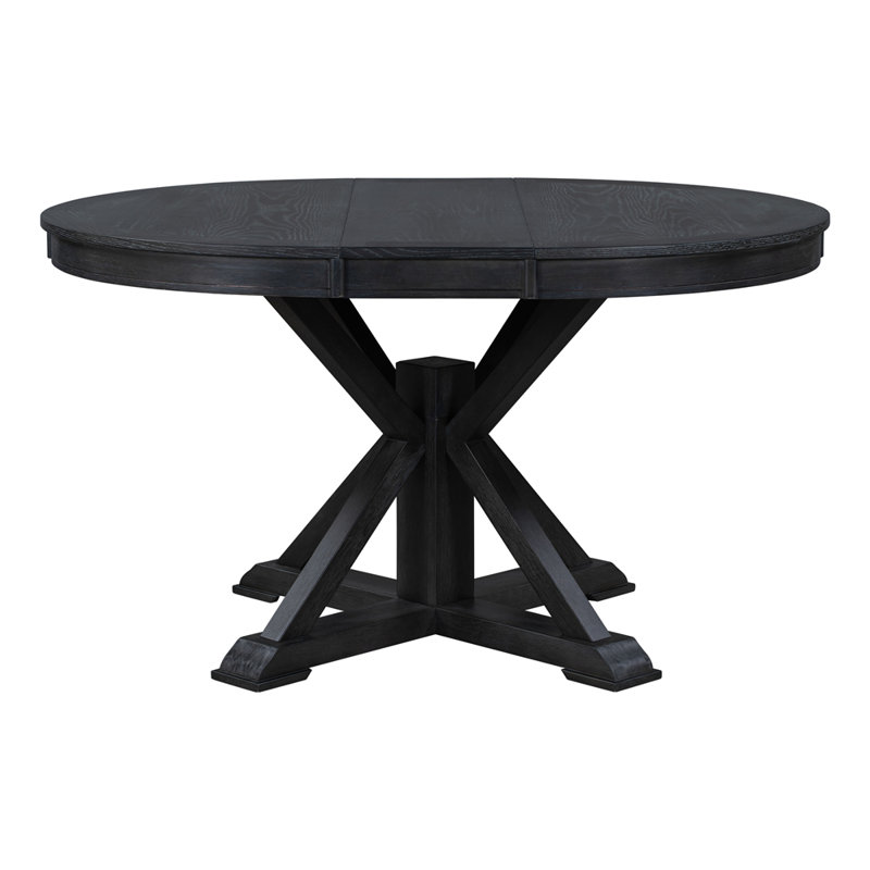 Retro Extendable Dining Table, Espresso