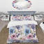 Ensemble de housse de couette floral mauve et bleu serein-1501576020