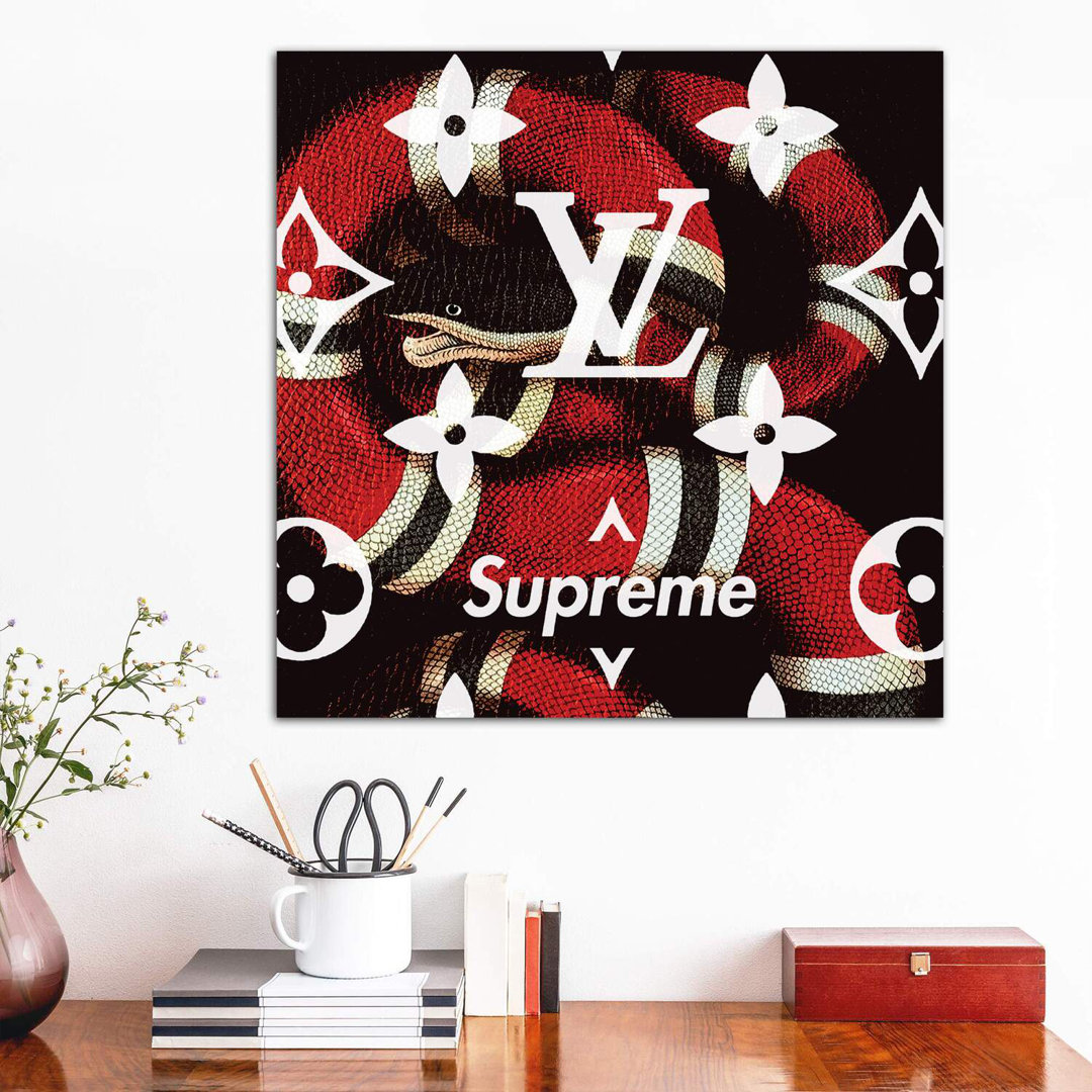 Leinwandbild - Grafikdruck „Supreme Snack” von Art Mirano