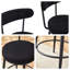 Tabourets de bar ergonomiques tendance et confortables avec coussins en tissu respirant, hauteur de 35,5 po-1319907495