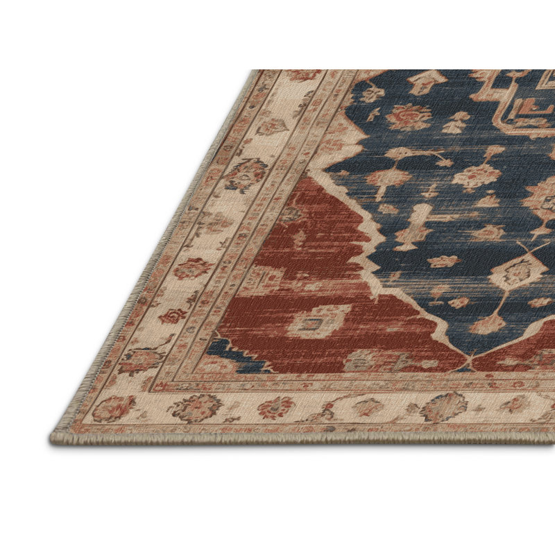 Tapis brun lavable à la machine, Rectangle 4 pi x 6 pi