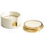 Gatsby Resin Round Coaster Set With Holder