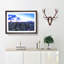 Melbourne Australia Skyline at Dusk - Picture Frame Graphic Art Print-56859721-56859717