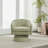 Lenza Contemporary Chenille 360° Rotating Swivel Barrel Accent Chair With Plush Cushioning