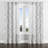 Modern Velvet Curtains - Grey Whisper Toile Grommet Curtain - 1 Panel-587156939-587156936