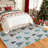 8x10 Christmas Area Rug with Xmas Tree Pattern, Washable Non Slip Rug for Dining Room, Grey-1440306851-1440306849