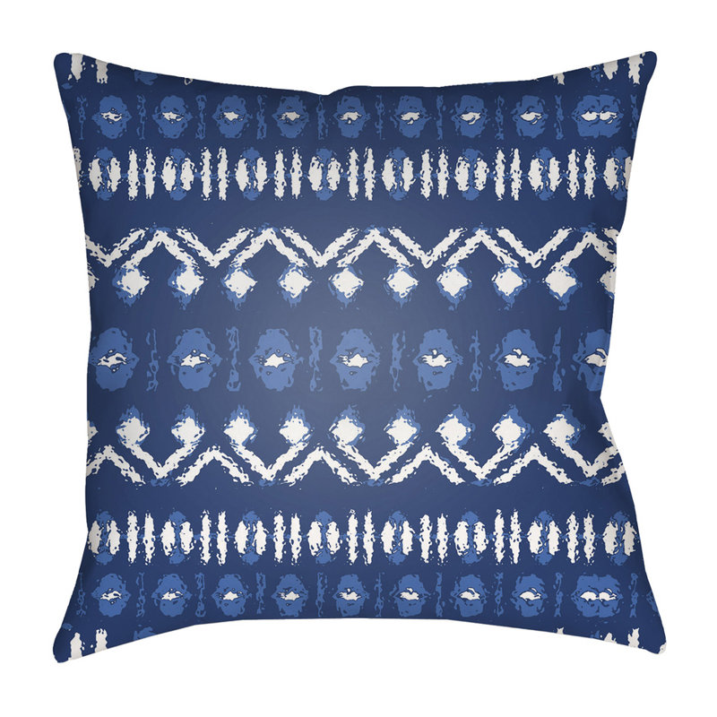  Indoor/Outdoor Throw Pillow, 18" H x 18" W x 4" D