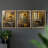 Floral Study  Series  CLXIX  -Set Of 3 Framed Giclee Prints -Ready to Hang-1526493587-1526493589