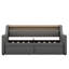 Grey Twin Daybed With Useful Storage. Upholstered. Charging Station & Led. Build