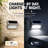 Solar Powered 9-LED Brushed Stainless Steel Step Light