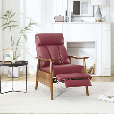Fauteuil à cadre en bois, fauteuil d'appoint moderne pour le salon