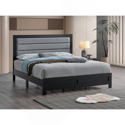 KING BED , Black
