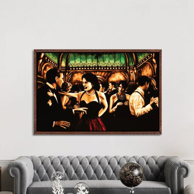 Glances 1 Piece Wall Art on Canvas
