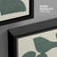 «Green Botanical Shapes Modern Cutout Triptych», reproduction d'art encadrée sur toile, 3 pièces-1272485110-1272485106-1272485109