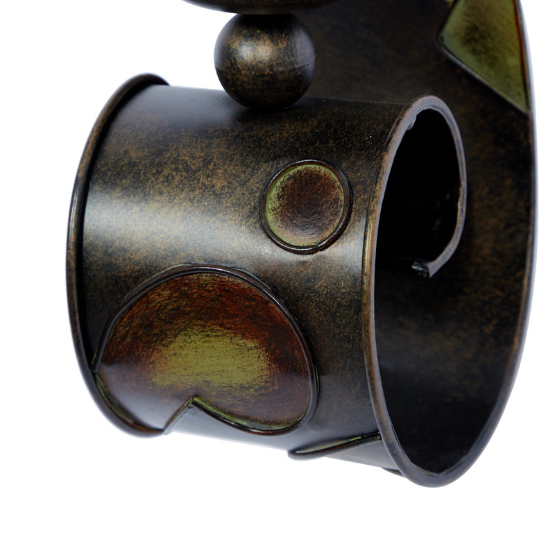 Metal 2 Candle Indoor Outdoor Black Wall Sconce