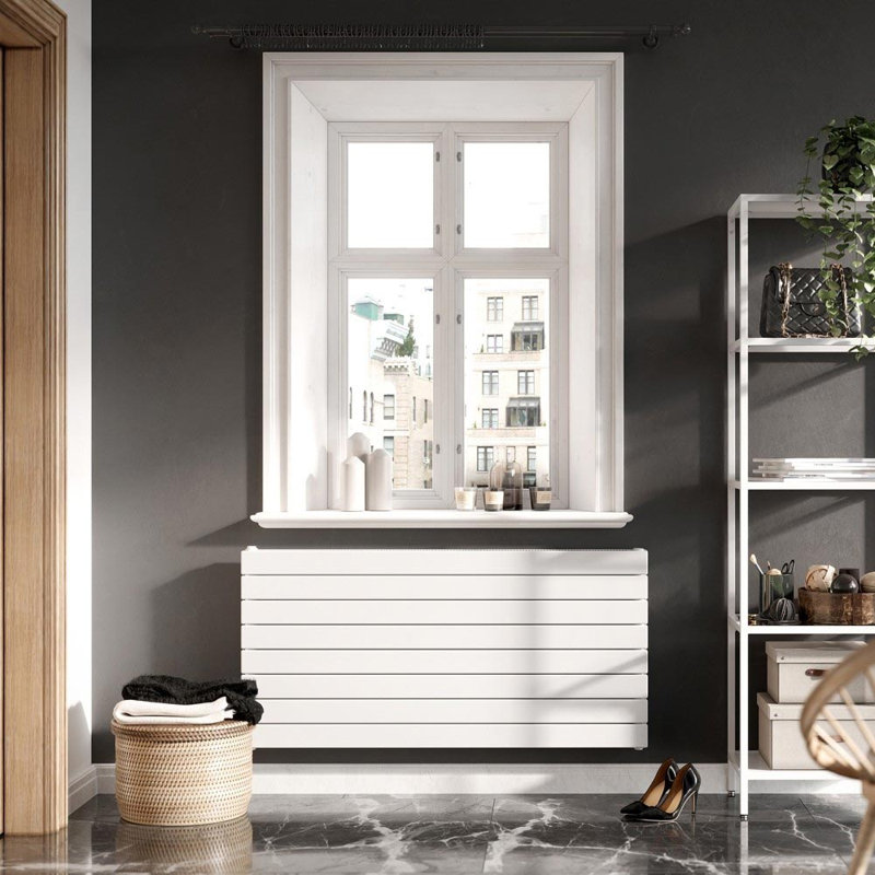 Horizontal Flat Panel Radiators, White, 600mm H x 1200mm W