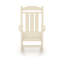 Fauteuil à bascule Classic Classic Beige - Fabriqué en bois d'œuvre pour le jardin