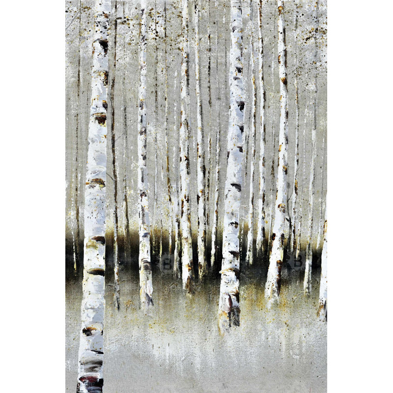 «Winter Forest Landscape» sur toile