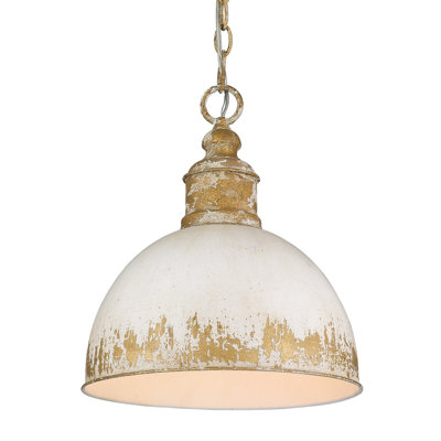 Allargando 1 - Light Vintage Gold Single Pendant