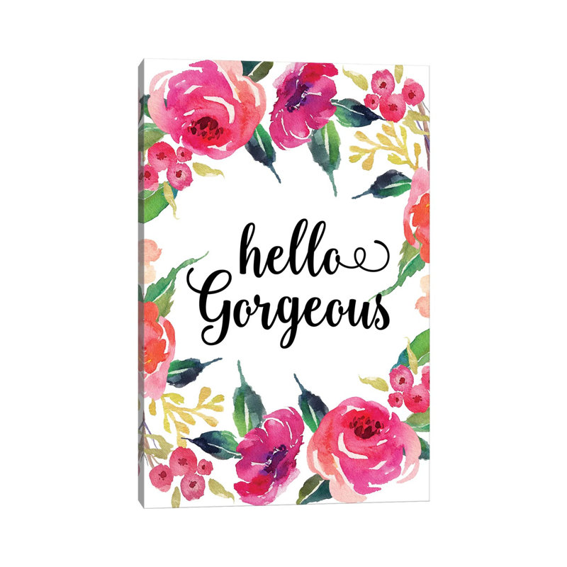 Hello Gorgeous - Painting on Canvas, Wrapped Canvas, 101.6cm H x 66.04cm W x 1.91cm D
