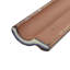 Antic Special 6" x 2" Glossy Ceramic Mudcap Tile Trim in Pergamon