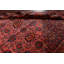 Tapis de couloir rose en laine noué à la main de conception unique 7 pi 7 po x 15 pi 5 po New Age