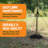 Mow-Over Tree Stake Kit with Patented Low-Profile Design, White, by Dalen Products