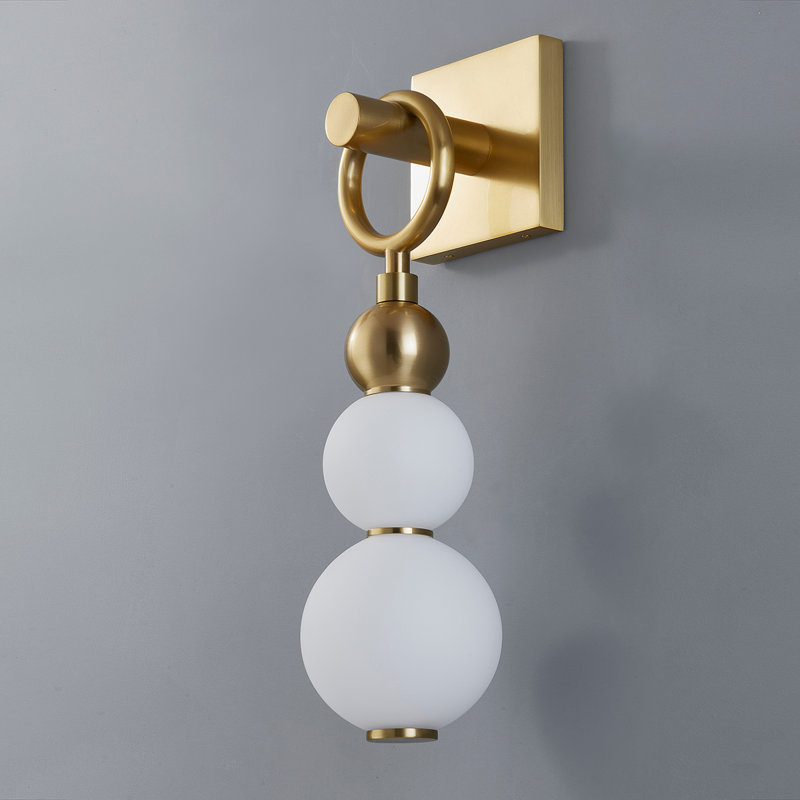 Perrin Wall Sconce by PEMBROOKE & IVES, Aged Brass