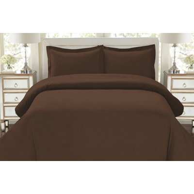 Ensemble de housse de couette réversible en microfibre à densité de tissage 1500 avec taies décoratives