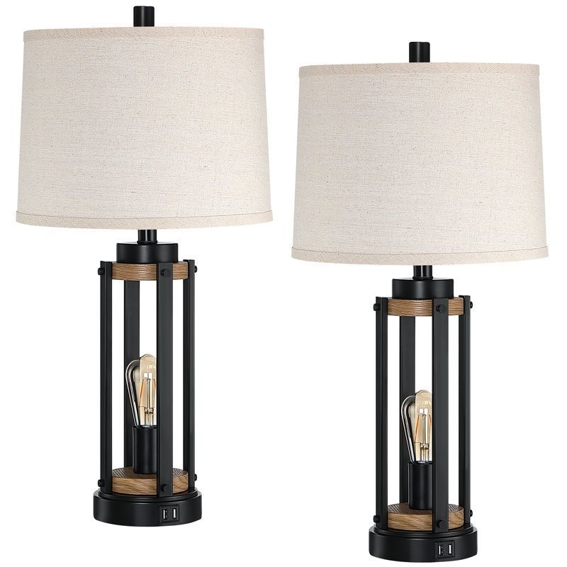 Ensemble de 2 lampes de table Farmhouse