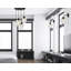 Thame 4 - Light Black Cluster Pendant-1619612144
