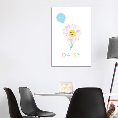 Daisy by PaperPaintPixels - Wrapped Canvas Print