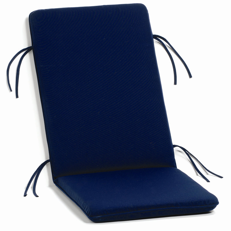 Coussin inclinable d'extérieur Sunbrella, Toile bleu marine