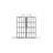 Goodyo 34" X 72" Shower Door Walkin Black Finish