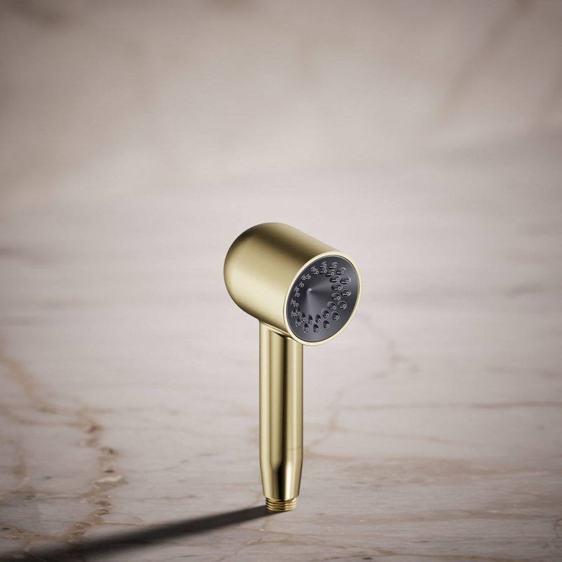 Statement 2.5 GPM Single-Function Iconic Handshower, Vibrant French Gold, 2.5 GPM