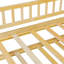 Lit en bois avec couchette