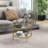 Bupe Glass Top Single Coffee Table-1352929651-1407476693