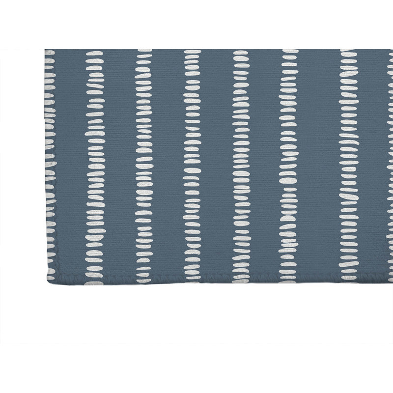 Scatter Row Non-Slip Outdoor Rug, Runner 2'6" x 8'