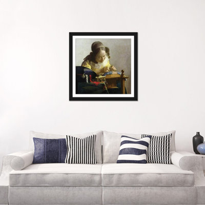 « the lacemaker 1669-70 », reproduction sur toile