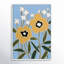 «Woodblock Floral II» par - Impression de cadre photo simple-86576348-86576355