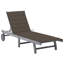 Chaise longue simple en acacia 80 po avec coussins Prshant-733841393-713510855