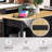 47" Kitchen Island With Extendable Dining Table, Rubber Wood Veneer Kitchen Table With Internal Storage Rack, Power Outlet, Kitchen Island With Storage 2 Drawers 2 Cabinet-547714612