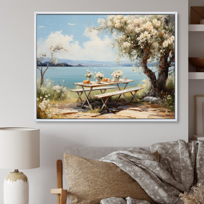 Pique-nique au lac II sur toile