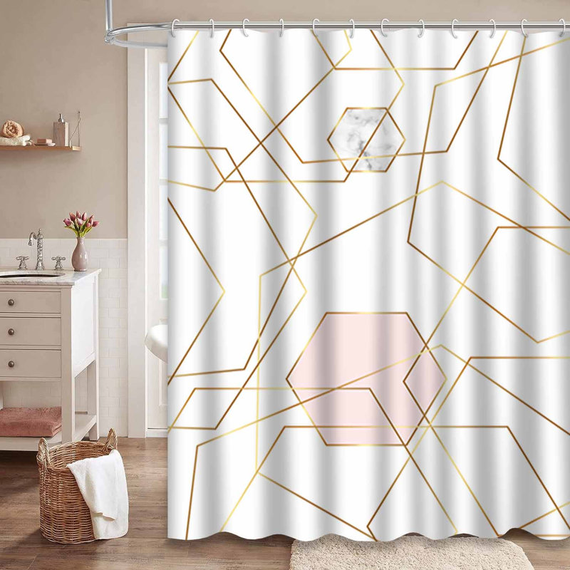 Rideau de douche Marble, L 72 po x l 72 po