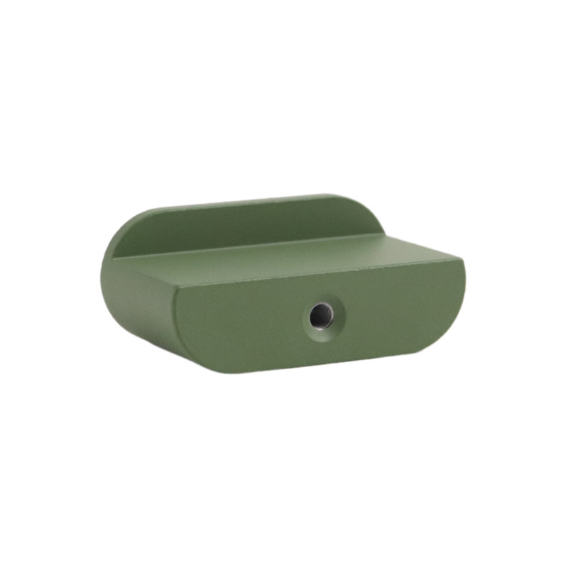 1.75" Oval Knob, Olive (Green)